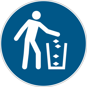 Verbotsaufkleber